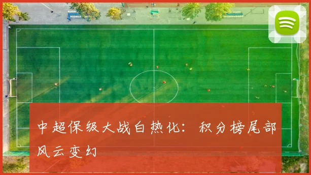 中超保级大战白热化:积分榜尾部风云变幻